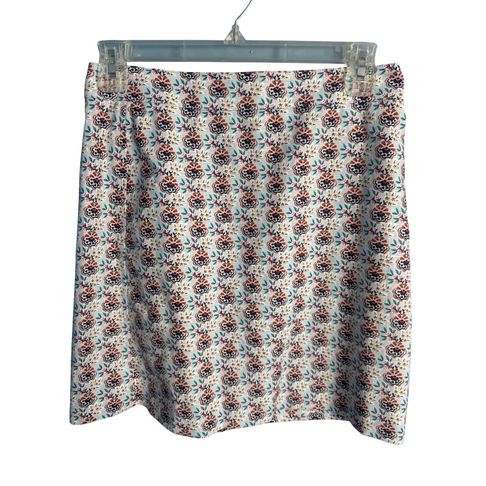 Point Sur Blue Floral Mini Skirt 2P Cotton Blend Boho Cottagecore Aesthetic